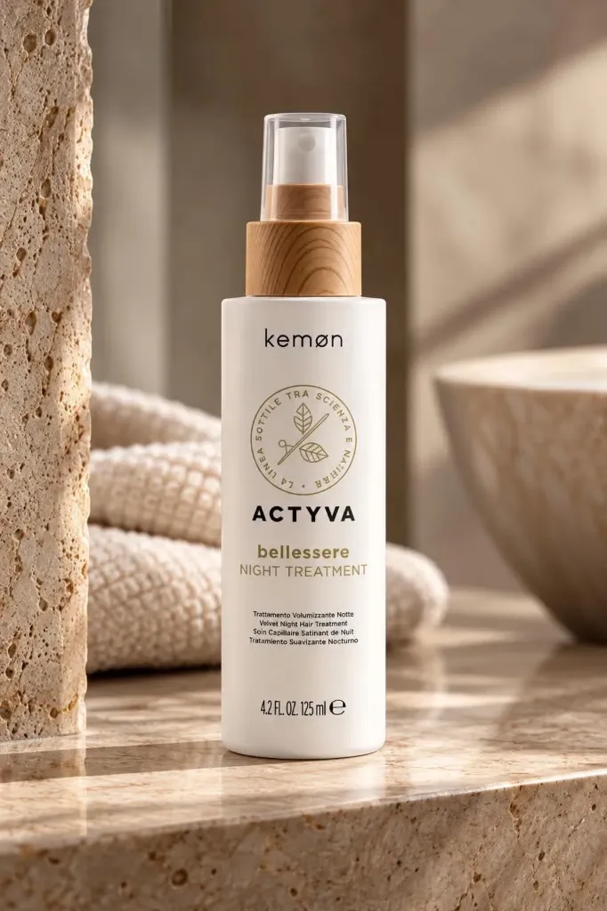 Kemon Actyva Bellessere Night Treatment 125 ml – aksominė naktinė plaukų priežiūra